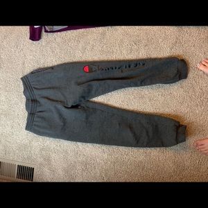 Dark Grey Soft Champion Sweatpants